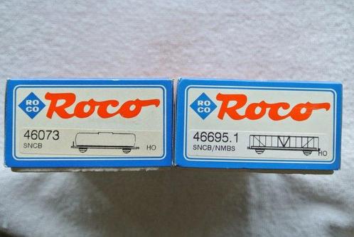 Roco H0 - 46695/46073 - Modeltrein goederenwagon (2) - NMBS, Hobby en Vrije tijd, Modeltreinen | H0