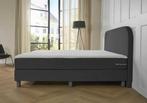 ACTIE! Boxspring Athene 160 200 Antraciet, Huis en Inrichting, Verzenden, 200 cm, 160 cm, Nieuw