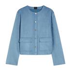 Pennyblack • blauw jasje suèdelook • 36 (IT42), Kleding | Dames, Nieuw, Pennyblack, Maat 36 (S), Verzenden