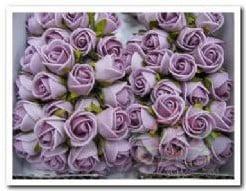 Mini Foam Roos Lila 2 cm Bundel, Huis en Inrichting, Woonaccessoires | Kunstplanten en Kunstbloemen, Nieuw, Ophalen of Verzenden