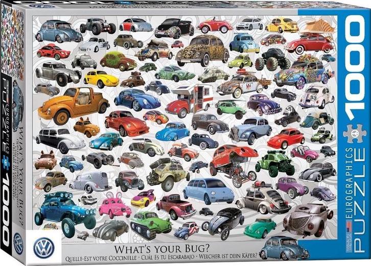 Whats your Bug? VW Puzzel (1000 stukjes) | Eurographics -, Hobby en Vrije tijd, Denksport en Puzzels, Nieuw, Verzenden