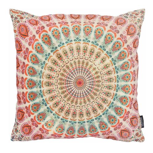 Ibiza Circle | 45 x 45 cm | Kussenhoes | Katoen/Linnen, Huis en Inrichting, Woonaccessoires | Kussens, Verzenden