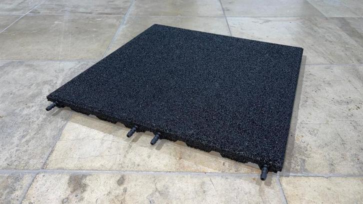Rubber sportvloer tegel 50x50x3 PG crossfit gym fitness HIIT, Sport en Fitness, Overige Sport en Fitness, Nieuw, Ophalen of Verzenden
