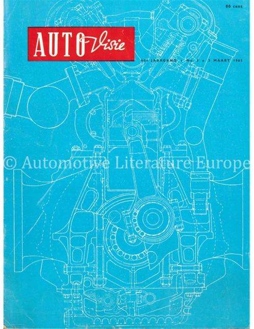 1961 AUTOVISIE MAGAZINE 09 NEDERLANDS, Boeken, Auto's | Folders en Tijdschriften