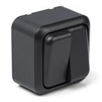 Schakelaar | Q-link (Opbouw, Serie, Zwart), Doe-het-zelf en Verbouw, Elektra en Kabels, Verzenden, Nieuw