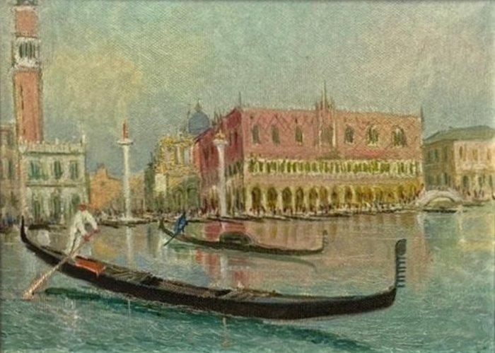 Antonio DArliano (1899-1992) - Veduta di Venezia, Antiek en Kunst, Kunst | Schilderijen | Klassiek