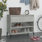 vidaXL Schoenenkast 70x36x60 cm bewerkt hout betongrijs, Huis en Inrichting, Verzenden, Nieuw