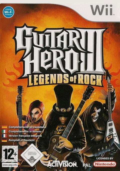 Wii Guitar Hero III: Legends of Rock, Spelcomputers en Games, Games | Nintendo Wii, Zo goed als nieuw, Verzenden