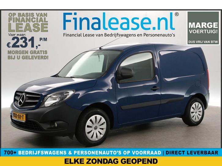 Mercedes-Benz Citan 108 CDI MARGE BPM BETAALD Airco Trekhaak, Auto's, Bestelauto's, Lease, Handgeschakeld, Diesel, Mercedes-Benz