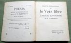 F.T. Marinetti - Enquête Internationale sur Le Vers Libre et, Antiek en Kunst