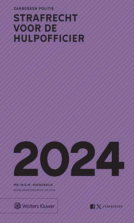 Zakboek Strafrecht voor de Hulpofficier 2024, Boeken, Studieboeken en Cursussen, Verzenden