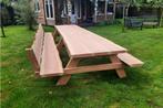 Rockwood® Picknicktafel Douglas Boomschors 5cm dik 4.00m, Ophalen of Verzenden, Nieuw, Rechthoekig, Hout