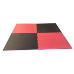 Puzzelmattenset 4 cm. rood/zwart 4 m2, Sport en Fitness, Vechtsporten en Zelfverdediging, Nieuw, Ophalen of Verzenden