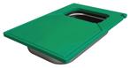 GGM Gastro | Snijplank met afvalbak - EN 600x400 - Groen |, Verzenden