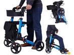 IMPAQT Rollator - Lichtgewicht 7,9 kg - Opvouwbaar - Blauw, Verzenden, Zo goed als nieuw