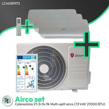 Caloreclima Multi-split airco wandmodel (7,9 kW / 27000 BTU) beschikbaar voor biedingen