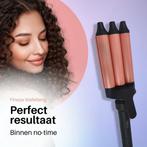 2dekans | Fineza Wafeltang Haar - Krultang - Rosé Goud -, Sieraden, Tassen en Uiterlijk, Uiterlijk | Haarverzorging, Ophalen of Verzenden