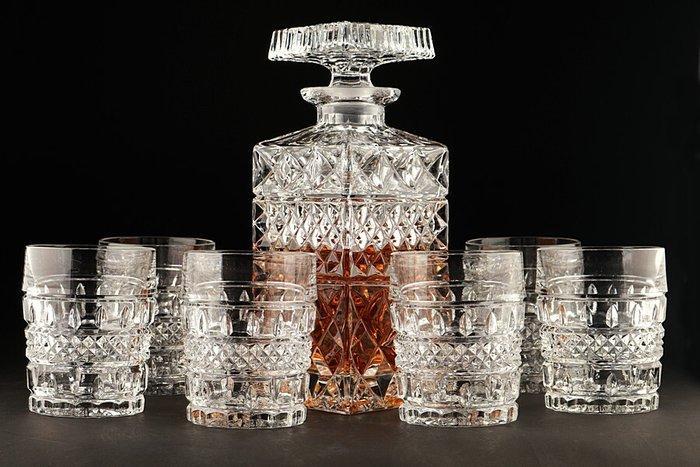 Bohemia - Karaf - Glas, Antiek en Kunst, Kunst | Designobjecten