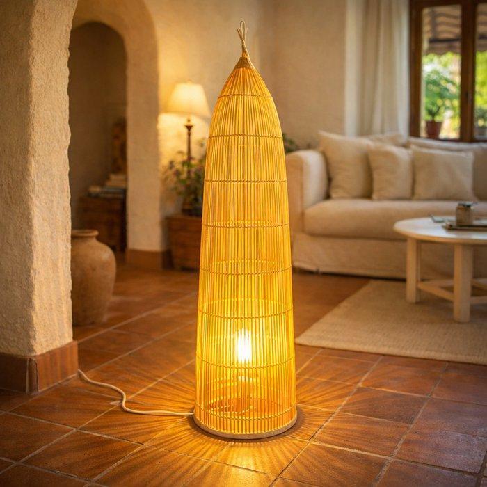 Lamp - Bamboe, Antiek en Kunst, Kunst | Designobjecten