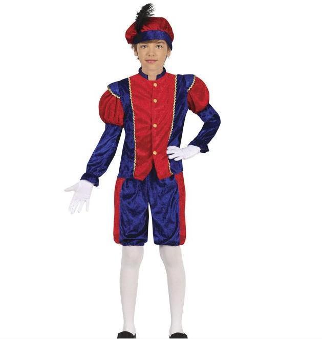 Pietenpakje Barca Blauw-Rood - 3-4 jaar, Diversen, Sinterklaas, Verzenden