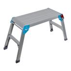 Silverline Inklapbaar krukje - aluminium - 150 kg draagca..., Caravans en Kamperen, Ophalen of Verzenden, Nieuw