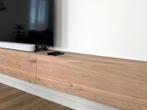 Tv-meubel | zwevend | eiken | laden klep | 300x35 Maatwerk, Nieuw, Minder dan 100 cm, 25 tot 50 cm, 200 cm of meer