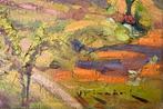 Vicente Rincón Garrido (1892–1958) - Paisaje con masía y, Antiek en Kunst, Kunst | Schilderijen | Klassiek