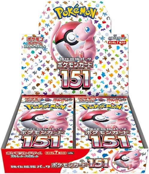 Pokémon TCG Scarlet & Violet 151-Booster Box Japans, Hobby en Vrije tijd, Verzamelkaartspellen | Overige, Nieuw, Ophalen of Verzenden