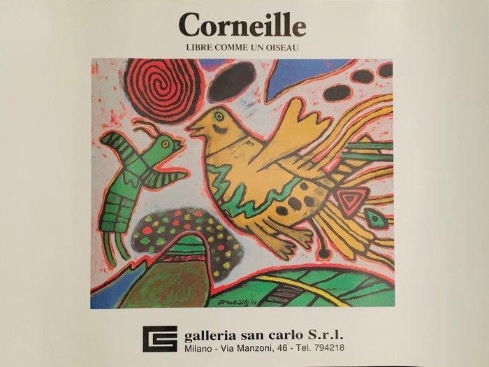Corneille - Libre comme un oiseau - Jaren 1990, Antiek en Kunst, Kunst | Tekeningen en Foto's