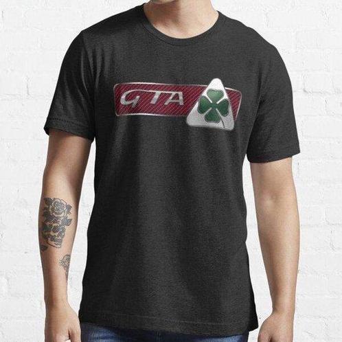 Alfa Romeo GTA T-shirt | Zwart | Must-Have voor de Echte, Auto-onderdelen, Verlichting