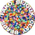 Fako Bijoux® - Klei Kralen Bloem Smiley Regenboog -, Verzenden, Nieuw