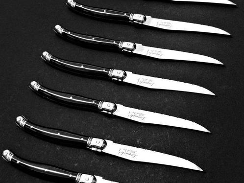 Laguiole - 12 steak messen - met Certificaat van Echtheid, Antiek en Kunst, Antiek | Keukenbenodigdheden