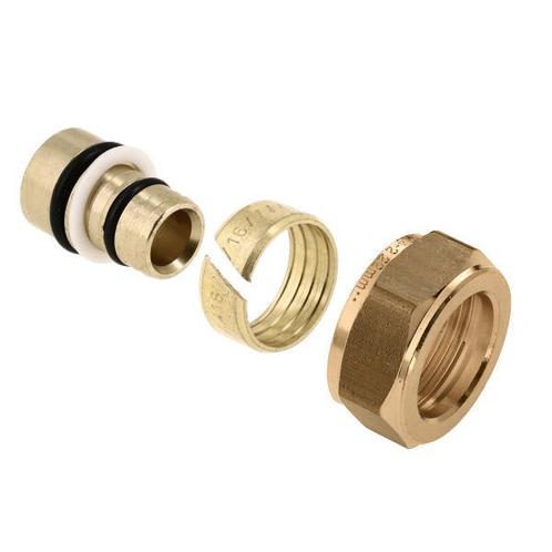 BONFIX 23910 Verloopset ø16x2,0 Alu-pers x 15 mm knel, Doe-het-zelf en Verbouw, Buizen en Afvoer, Nieuw, Ophalen of Verzenden