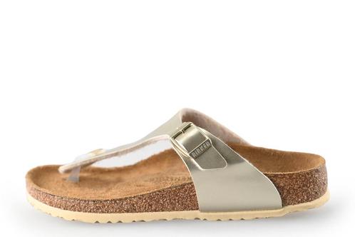 Birkenstock Slippers in maat 35 Goud | 10% extra korting, Kinderen en Baby's, Kinderkleding | Schoenen en Sokken, Jongen of Meisje