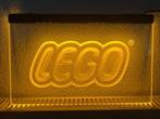 LEGO neon bord lamp LED verlichting reclame lichtbak *geel*, Verzamelen, Merken en Reclamevoorwerpen, Verzenden, Nieuw