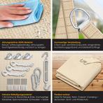 KESSER® Schaduwdoek 3x3x3m - Zonnezeil - Driehoek - Waterafs, Verzenden, Zo goed als nieuw