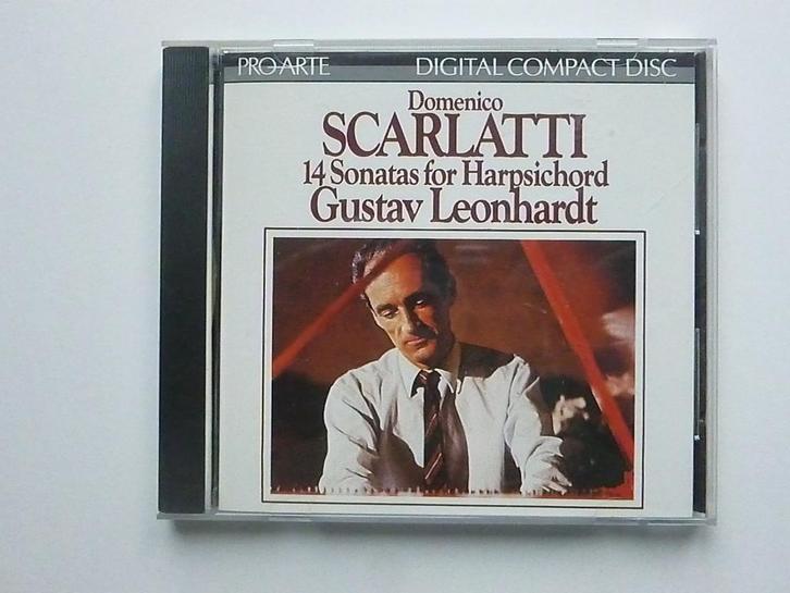 Scarlatti - 14 Sonatas / Gustav Leonhardt, Cd's en Dvd's, Cd's | Klassiek, Zo goed als nieuw, Verzenden