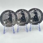 Verenigd Koninkrijk. 2 Pounds 2025 Britannia 3 x 1 oz