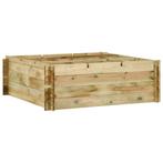 Grote Houten Plantenbak 120cm - Tweedekansje - OP=OP!, Tuin en Terras, 100 cm of meer, Vierkant, Nieuw, Ophalen of Verzenden