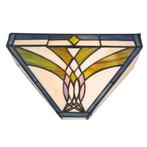 Tiffany wandlamp | zacht sfeerlicht van glas-in-lood, Verzenden, Nieuw, Glas, Tiffany - van klassiek tot art deco