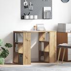 vidaXL Bureau Artisan Eiken 90x50x75 cm Gelaagd Hout, Verzenden, Nieuw