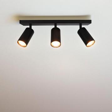 LED opbouw plafond spot | 3-Lichts | zwart beschikbaar voor biedingen