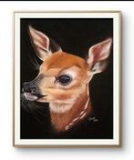 Irene Elle - Cerbiatto, Antiek en Kunst, Kunst | Schilderijen | Modern