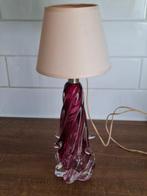 Val Saint Lambert - Lamp - Kristal - Vintage 30 cm 1960, Antiek en Kunst