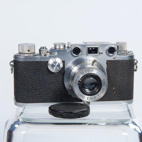 Leica III C + elmar 5cm Analoge camera, Verzamelen, Fotografica en Filmapparatuur