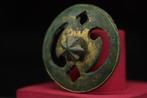 Middeleeuws (Gotisch) - Bronzen Verguld Militair Insigne -