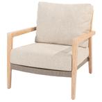 Sem Julia stoel bank loungeset 5 delig brushed teak 4, Tuin en Terras, Tuinsets en Loungesets, Ophalen of Verzenden, Nieuw, Teakhout