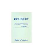 1967 PEUGEOT 404/8 1500 CONFORT INSTRUCTIEBOEKJE FRANS, Auto diversen, Handleidingen en Instructieboekjes