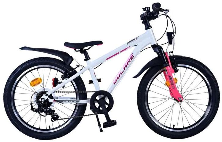 Volare XC Race Kinderfiets - 20 inch - 7 speed - Wit Roze, Fietsen en Brommers, Fietsen | Kinderfietsjes, Nieuw, Ophalen of Verzenden