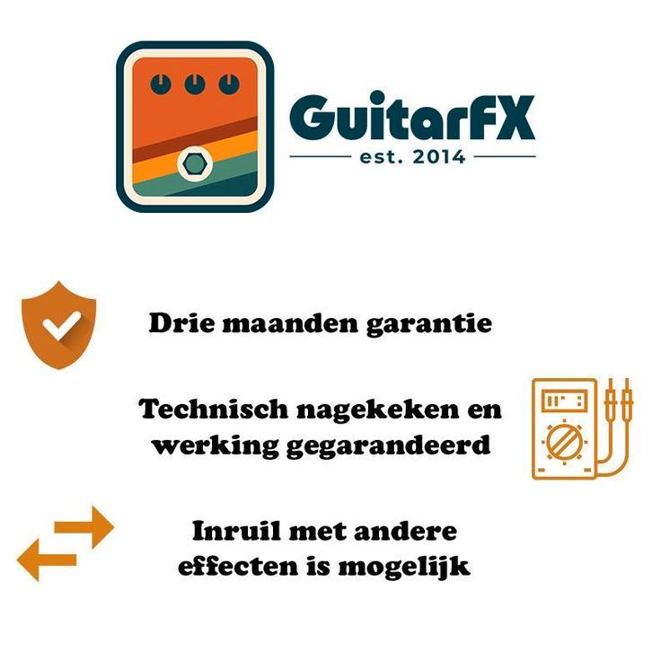 www.GuitarFX.nl - Gratis advies voor jouw sound, Muziek en Instrumenten, Effecten, Chorus, Delay of Echo, Distortion, Overdrive of Fuzz